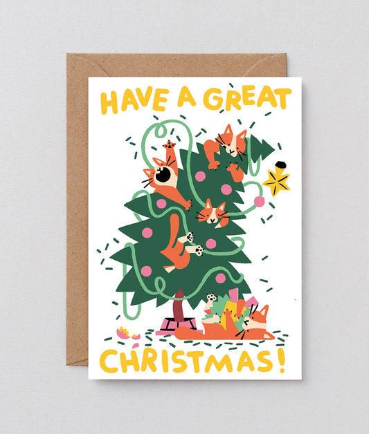 Have a Great Christmas - Embossed Greeting Card