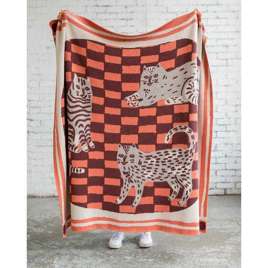 Three of Cats -  Throw Blanket