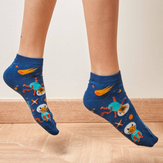 Space Cats - Unisex Ankle Socks