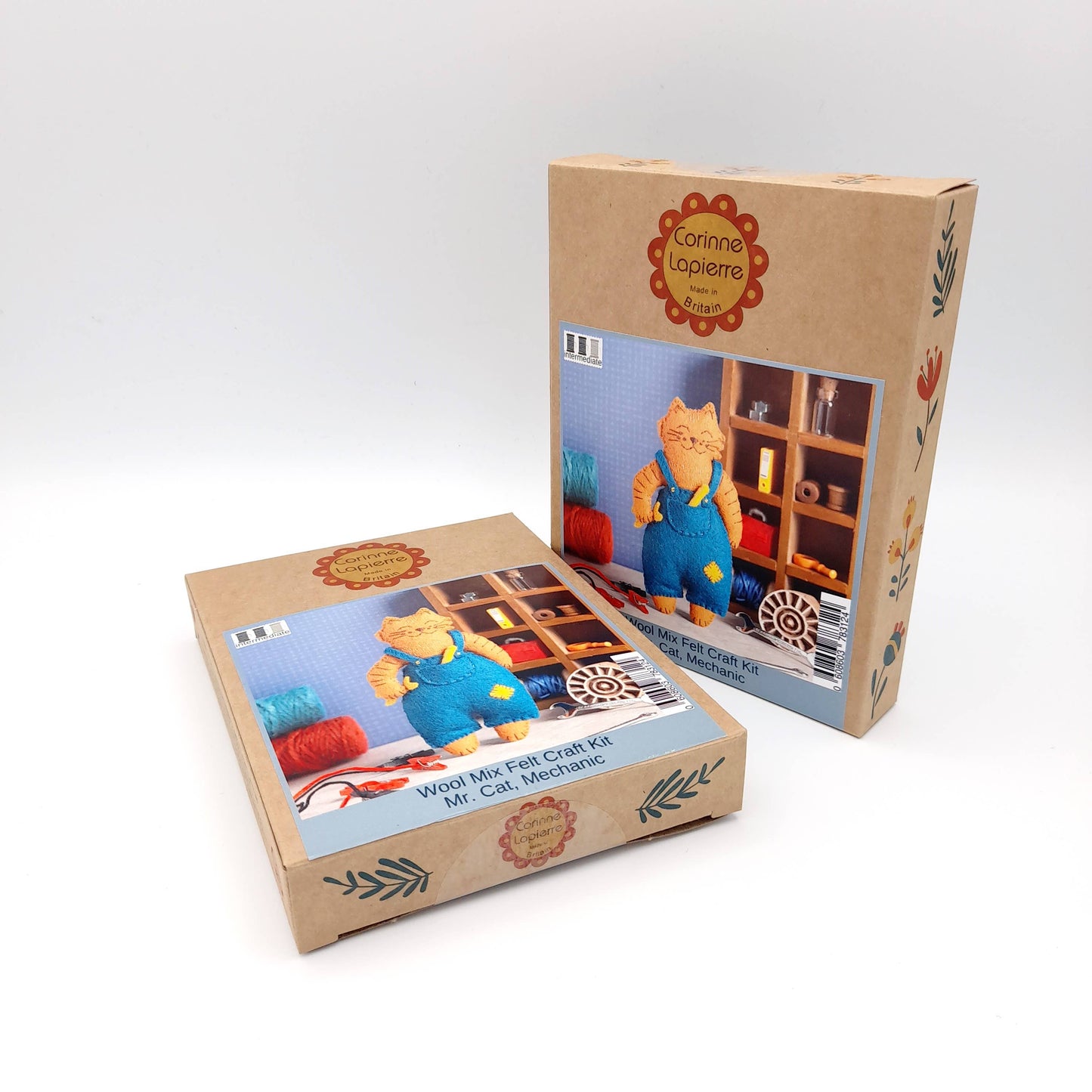 Mr. Cat Mechanic -  Felt Craft Mini Kit