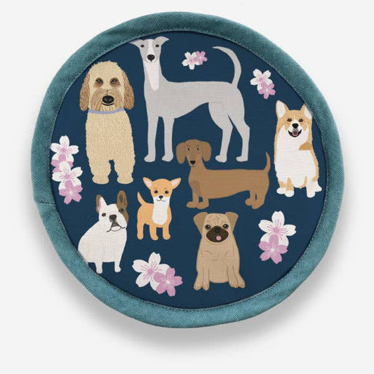 Rescue Dogs Round Potholder / Hot Pad