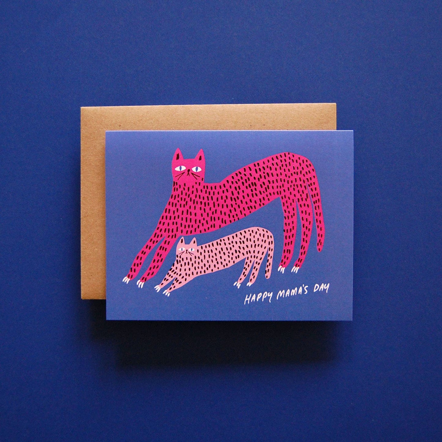 Cat & Kitten - Mother's Day Greeting Card