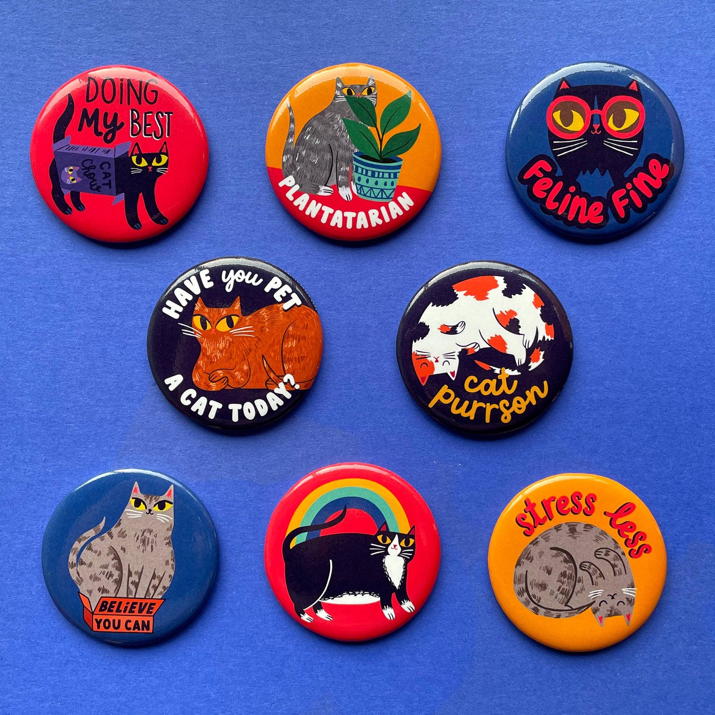 Believe You Can Cat Fridge Magnet